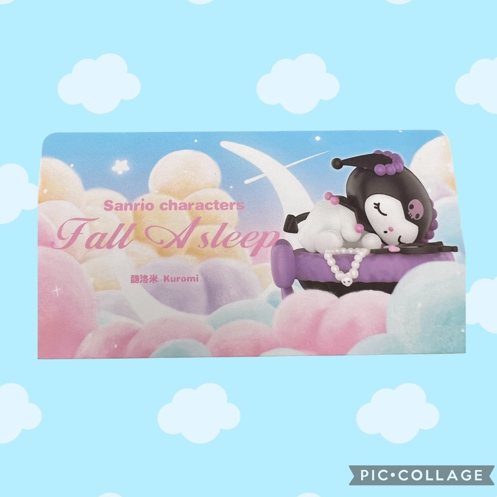 SANRIO Characters Fall Asleep KUROMI Figure | Pop Mart | With Box & Card - Picture 7 of 7